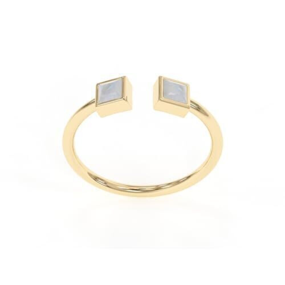 2855 Moonstone Rings, 18K Gold Rings Teen Girls That Don't Tarnish - Real